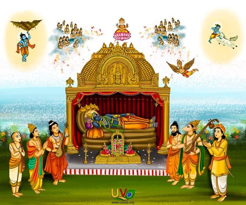 When will I see my god, the lord of Thiruvarangam - (இருள் இரிய)