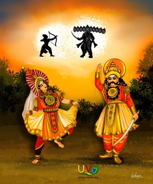 The Rākshasas sing, dance and praise Lord Rama - (இரக்கம் இன்றி)