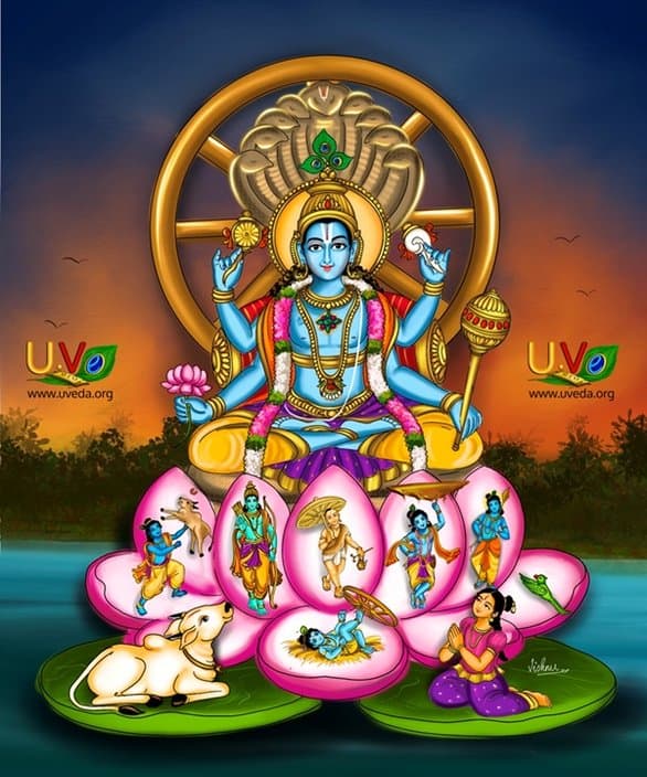 Āndāl praising the Lord and asking for eternal service (அன்று இவ் உலகம்)