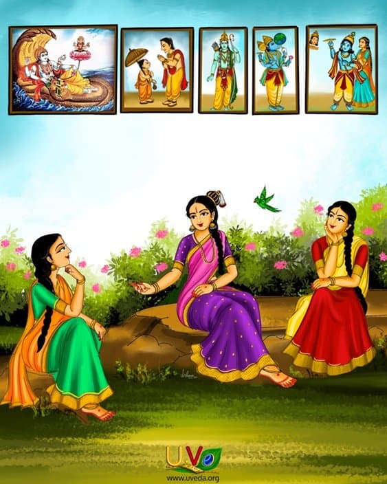 The love of a girl for the lord of Srirangam - (தாம் உகக்கும்)