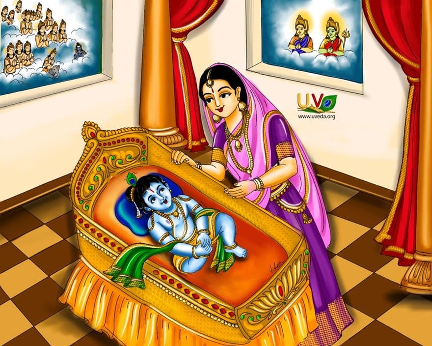 Yashoda's lullaby for Kannan - (மாணிக்கம் கட்டி)