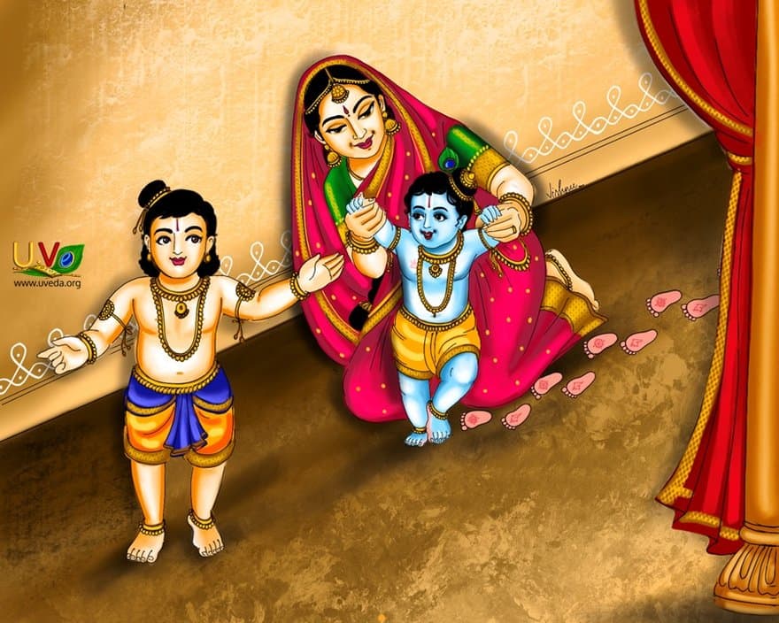 Kannan as a toddler - (தொடர் சங்கிலிகை)