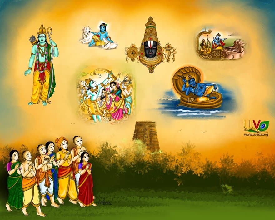 Devotees search for the God - (கதிர் ஆயிரம்)