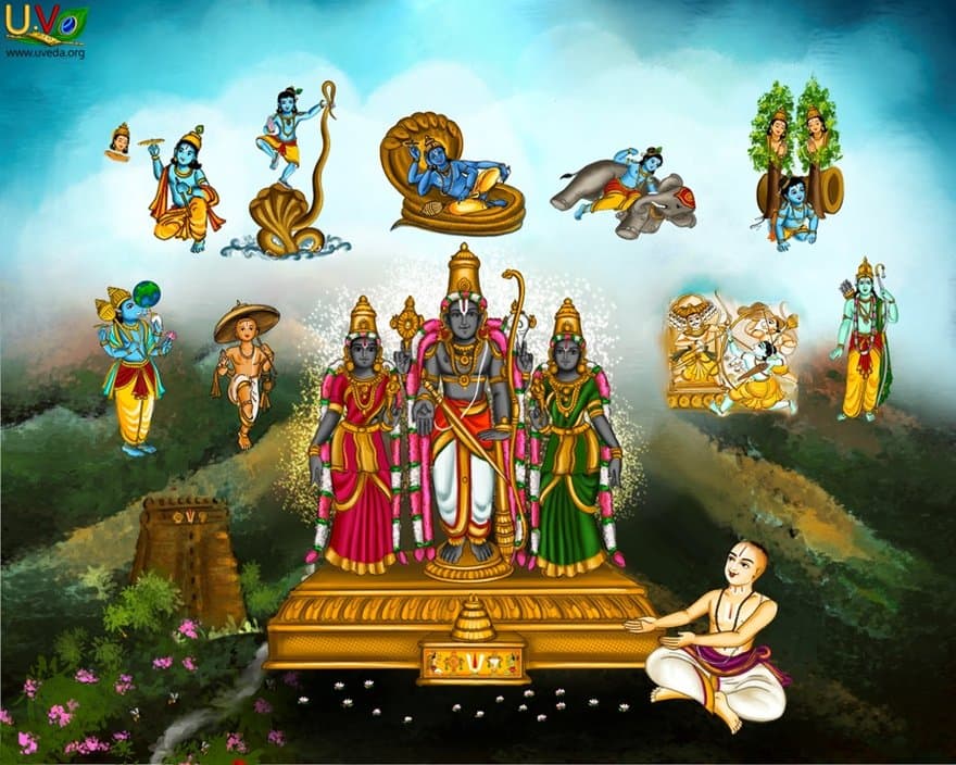 Praising Thirumālirunjolai - (உருப்பிணி நங்கைதன்னை)