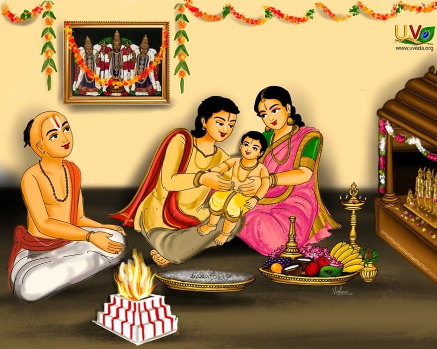 Advising the devotees about naming children with the names of god - (காசும் கறை)