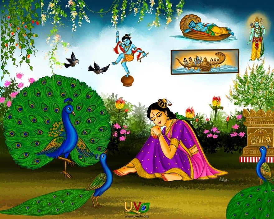 Result of love sickness - (கார்க்கோடற் பூக்காள்)