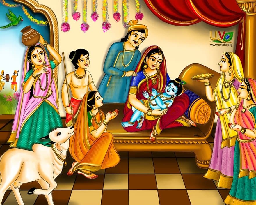 The birth of Kannan - (வண்ண மாடங்கள்)